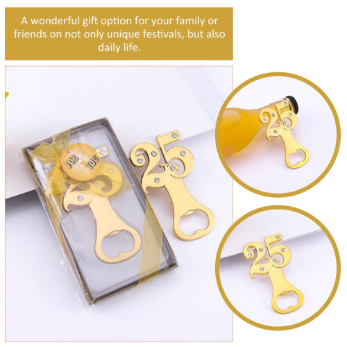 Χειροκίνητο ανοιχτήρι μπουκαλιών μπύρας Golden Alloy για οικιακή χρήση με στιβαρή 2