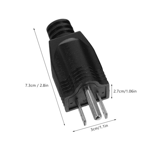 OUNONA3PCS Αποσπώμενο βύσμα 3 ακροδεκτών για αντικατάσταση καλωδίου επέκτασης, 1