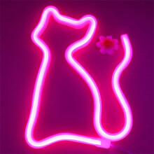 Enseignes lumineuses LED néon pour décoration murale, alimentées par USB, idéales pour chambre, salle de jeux, fêtes, vitrines, bars et