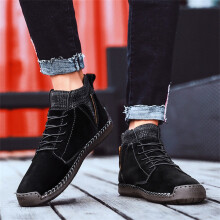 jjayotai Herenschoenen Uitverkoop Retro Combat Boots Heren Casual Schoenen Ademende Sokken Locomotief Gereedschapsschoenen Afgeprijsd