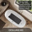Tapis de bain antidérapant noir 40 x 16 pouces 5