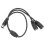 OUNONA Interfaces Split Audiokabel MIDI-ben Han-til-Hun Splitter 1