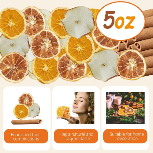 Dried Orange and Cinnamon Simmering Kit 12 oz 1