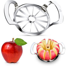 Coupe-pommes et éplucheur à 12 lames en acier inoxydable