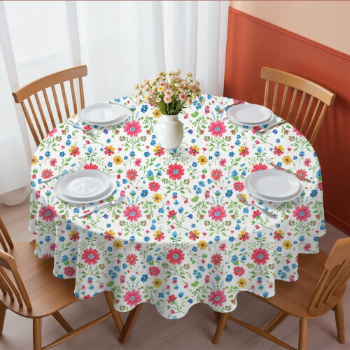 Rund polyesterdug 60x60 tommer