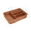 Panier de rangement pour couverts, imitation rotin chocolat, 1 pièce 6