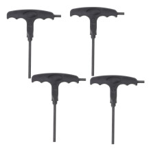 Roller Skate Wrench Set T-Shape Portable Tool Black