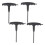 Roller Skate Wrench Set T-Shape Portable Tool Black 1