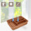 Panier de rangement pour couverts, imitation rotin chocolat, 1 pièce 3