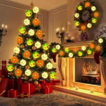 Cordão de luzes de Natal, 150 cm, em caixa de presente, com 10 LEDs, ideal para decoração de árvores, casas e ambientes durante as festas de fim