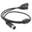 OUNONA Interfaces Split Audiokabel MIDI-ben Han-til-Hun Splitter 6