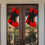 Weihnachtsstrumpf aus Kunstpelz mit roter Samtschleife 3