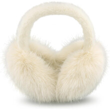 1Pcs Ear Muffs for Winter Women Girls Faux Fur Fuzzy Earmuffs Foldable Ear Warmer Fleece Lining Ear Covers