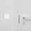Plaque de recouvrement pour interrupteur double – Plastique blanc, lot de 2 5