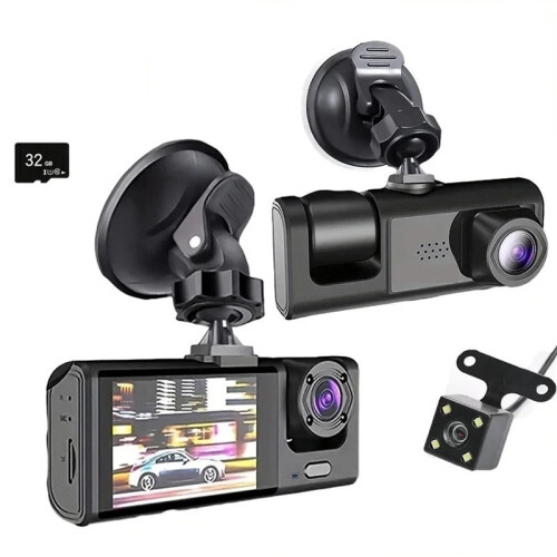 Dash cam per auto 1080P con telecamera anteriore e, a richiesta, posteriore. 1