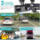 Dash cam per auto 1080P con telecamera anteriore e, a richiesta, posteriore. 3