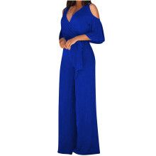 Salopete lulshou pentru femei, salopete la modă pentru femei, pantaloni largi, solide, cu mânecă scurtă, cu decolteu în V, salopete, salopete