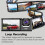 Dash cam per auto 1080P con telecamera anteriore e, a richiesta, posteriore. 4