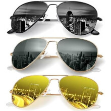 Κλασικά γυαλιά ηλίου Aviator για άνδρες και γυναίκες, οδήγηση, γυαλιά ηλίου με
