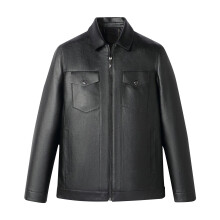 Men's Vintage Distressed Leather Motorcycle Jacket with Hood, Zip Pockets – Retro Urban Style, Black XXL, Compatible with Riding