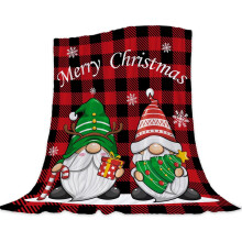 Couverture de Noël pour enfants 102 x 127 cm, douce et moelleuse en polaire, légère et idéale pour les fêtes, pour filles, garçons et bébés