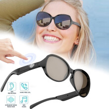 Wireless Bluetooth Smart Sunglasses AF07, IP4 Waterproof, Open-Ear Sound, Music & Hands-Free Calling, Compatible with Mobile Phones & Tablets