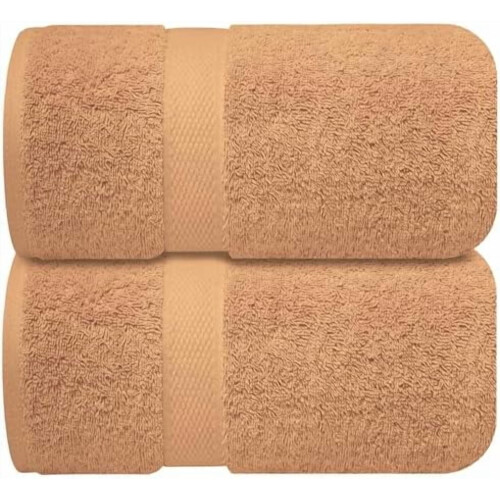 – Πολυτελή Σεντόνια Μπάνιου – Πακέτο 2 τεμαχίων 600 γρ. (35X70 ίντσες) – Μεγάλες 1
