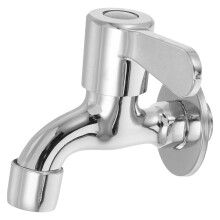 Buitenkraan voor wasmachine, snel te openen, met één hendel, 1/2 inch koudwaterkraan voor wasruimtes en terrassen.