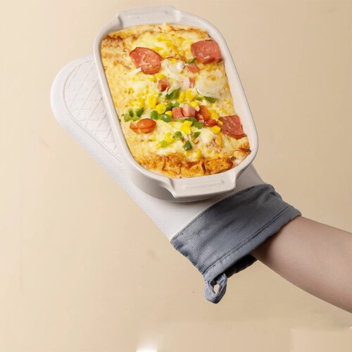 Hitzebeständige Ofenhandschuhe mit Silikonisolierung – 1 2