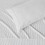 Ensemble de draps en microfibre pour lit simple XL imprimé prune 3