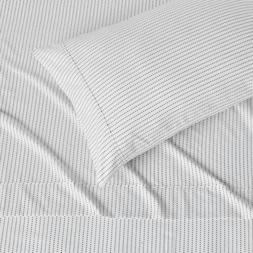 Ensemble de draps en microfibre pour lit simple XL imprimé prune 2