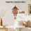 Traditional Forest Cuckoo Clock – Wooden Wall Clock with 5