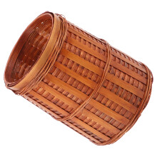 Hemoton bambus penholder kop skrivebord te tilbehør holder makeup børste opbevaring organizer