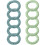 Flexibele plastic ronde kam, elastische haarkam, haarbandhouder 1