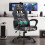 Gaming Chair with Massage & Lumbar Support, Camo 1