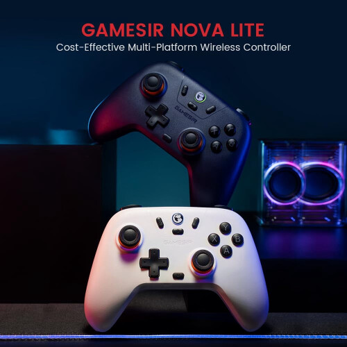 Controlador inalámbrico Nova Lite2.4G para PC con Windows, compatible con iPhone, Android, Switch y Steam Deck, Bluetooth, gatillos de efecto Hall, 1