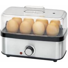 Electric Egg Cooker, 8-Egg Capacity for Hard/Soft/Scrambled/Poached Eggs & Omelets, Auto Shut-Off – Compatible with US Outlets