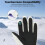 Pro Ski Gloves with Wrist Guards Thermal Cold Weather 5
