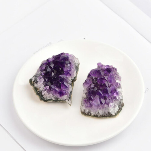 Natural Amethyst Geode Cluster 40-50g 2