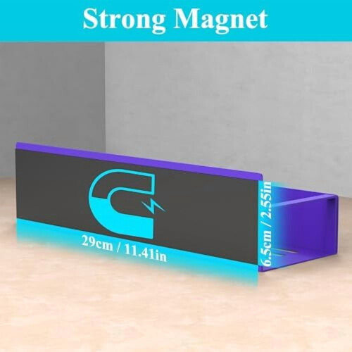 Magnetisches Gewürzregal – 4er-Pack, rostfrei