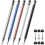 Set di 5 penne stilo 2 in 1 per touchscreen, alta precisione, compatibile con iPhone/iPad/tablet Android 1