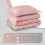 Twin comforter set pink grey 2-piece 66x92 inch 6