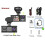 Dash cam per auto 1080P con telecamera anteriore e, a richiesta, posteriore. 1