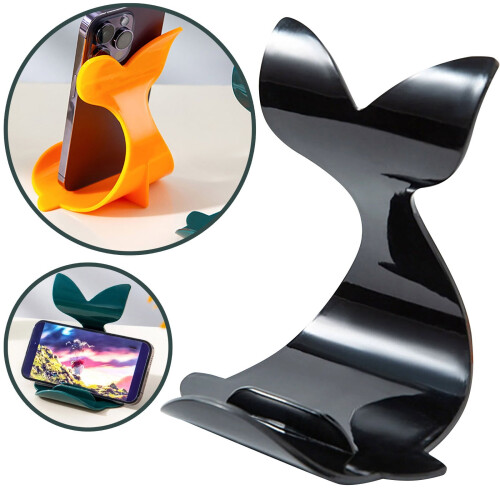 Supporto per telefono a forma di balena – Plastica PS, portatile e stabile, 1