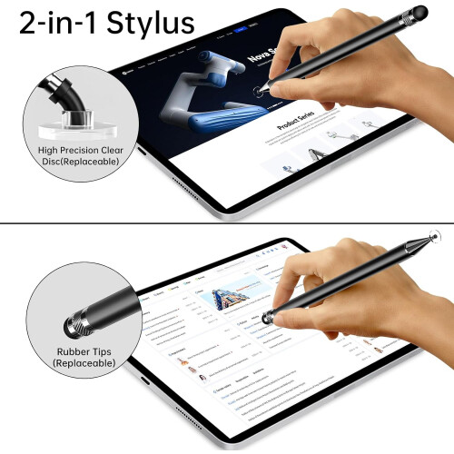 2-i-1-styluspenna för pekskärmar – 5-pack 2