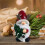 Estatueta de Papai Noel em resina com presentes e árvore - 15 cm 5