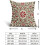 Fodere per cuscini in lino marrone e rosso, 45x45 cm, set da 2 5