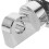 Motorcycle Foot Peg Extensions Silver Aluminum 1 Pair 7