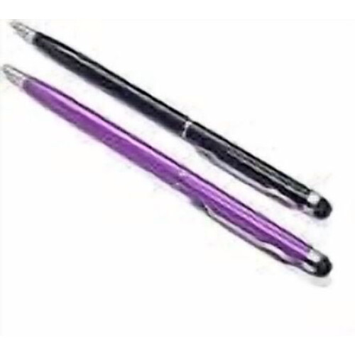 Confezione da 2 penne stilo universali 2 in 1 per Android, iPad e iPhone (nero e viola) 1