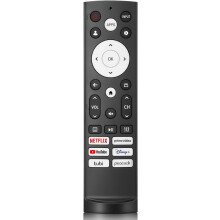 Erstatningsfjernkontroll kompatibel med Hisense Smart Google TV, kompatibel med Hisense UHD4K ULED Google TV-er